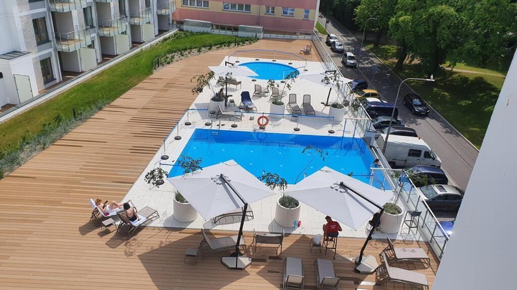 Nadmorskie Tarasy - Apartament D213 Z Garazem I Rowerami Kolobrzeg Ngoại thất bức ảnh